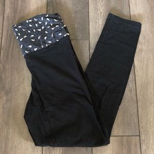 Black and Navy Leggings